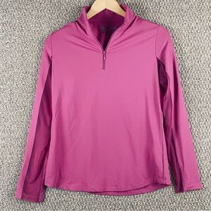 IBKUL Top Women's Small Long Sleeve Cooling UPF 50 Vented Sleeve Golf Tennis 342